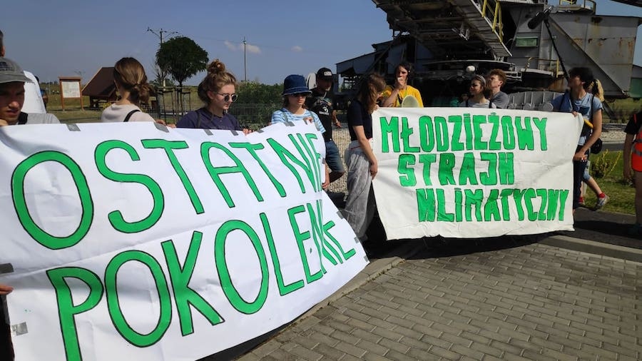 Młodzieżowy protest klimatyczny w Kleczewie
