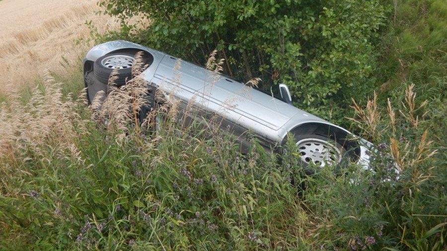 Wypadek drogowy w miejscowości Kamień gm. Koło