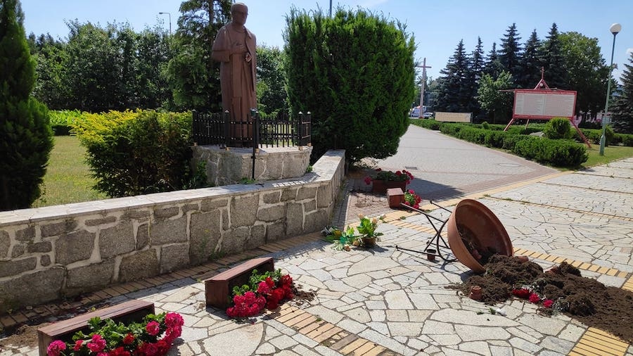 Sprawca uszkodzeń w kościele św. Maksymilian Kolbe zatrzymany
