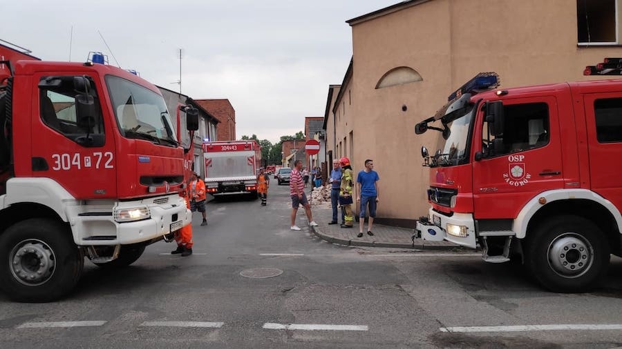 Wybuch gazu w Zagórowie