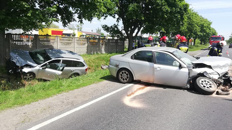 Groźny wypadek w Spławiu