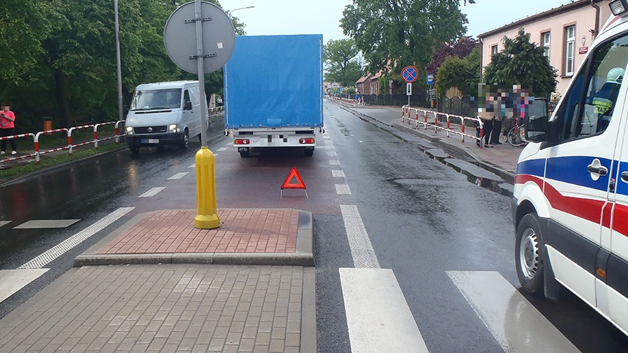 Potrącenie na przejściu dla pieszych