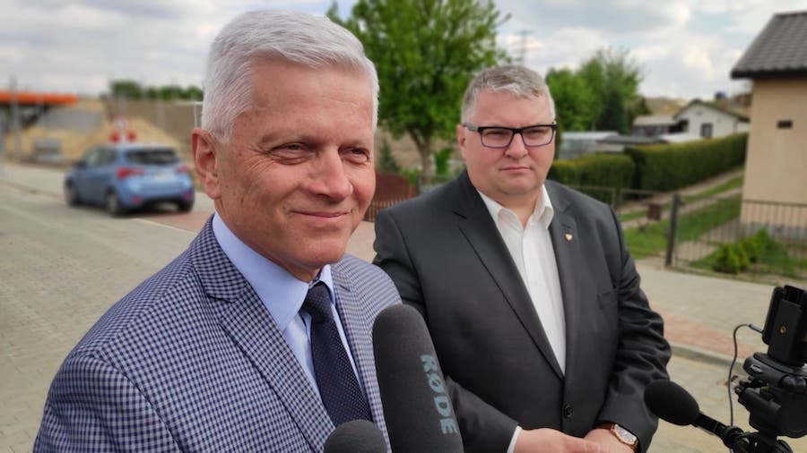 Europoseł Grzyb odwiedził Konin