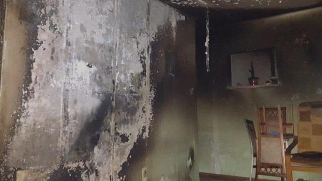 Konińscy strażacy uratowali kobietę z pożaru
