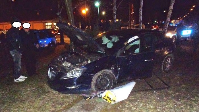 Wypadek na skrzyżowaniu ul. Pileckiego i Kopernika w Słupcy.