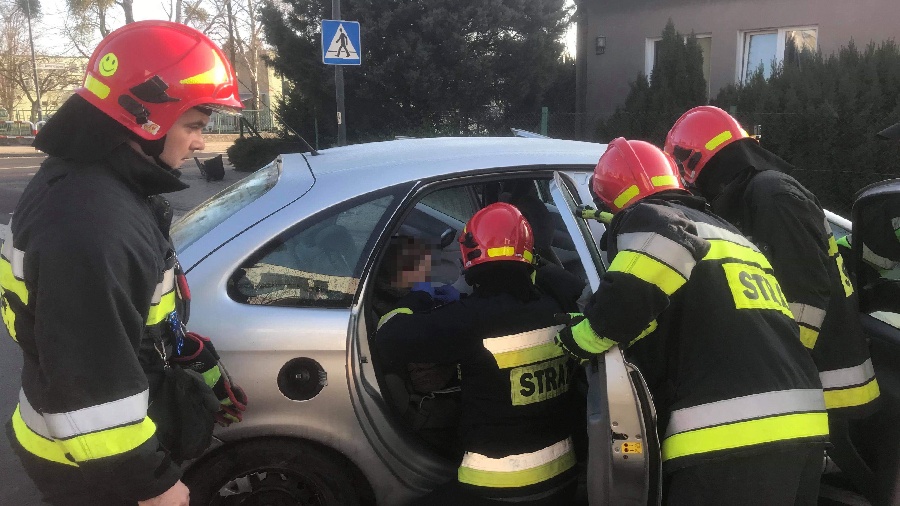 Wypadek na ul. Powstańców Wlkp.