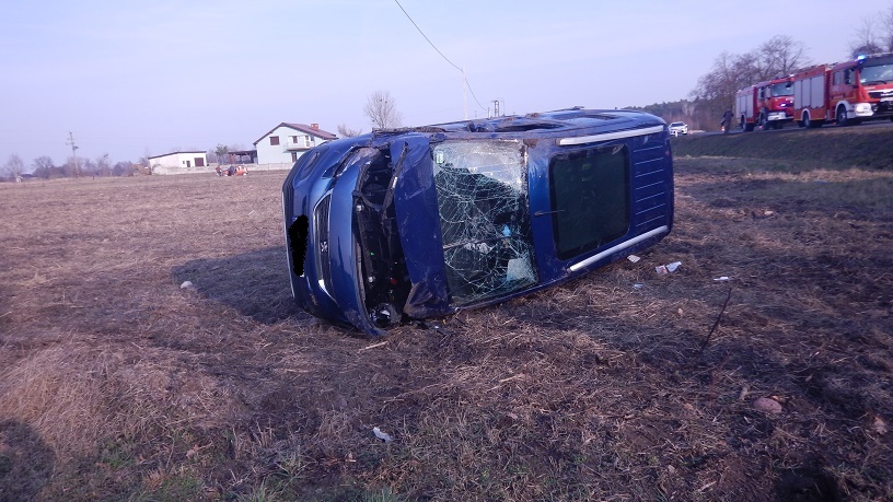 Wypadek w Dąbrowicach
