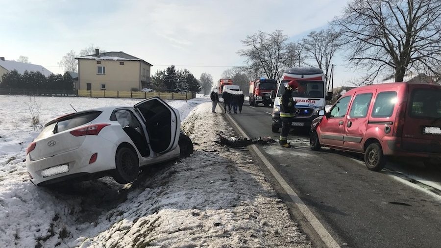 >Cztery osoby ranne w wypadku w miejscowości Posada