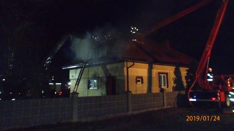 Dwa pożary w nocy