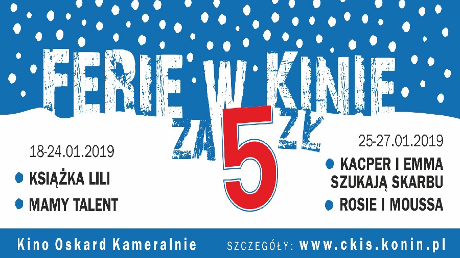 Ferie za piątkę w kinie Oskard