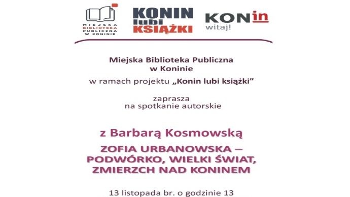 O Zofii Urbanowskiej w bibliotece