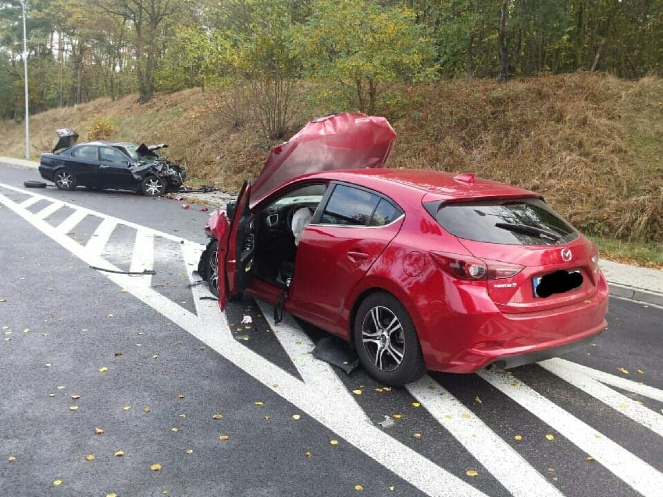 Wypadek w Grąblinie