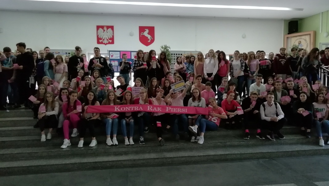 Październik - miesiąc walki z rakiem piersi w III LO