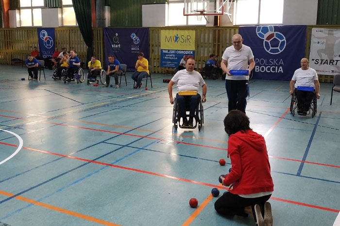 Zawody Osób Niepełnosprawnych w Boccci w Koninie