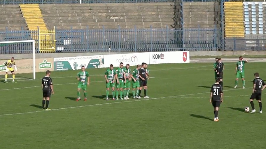 Przegrana Górnika w ostatniej minucie - video