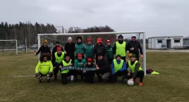 Noworoczny mecz GKS-u Rzgów połączył sport, integrację i pomoc dla Leonka