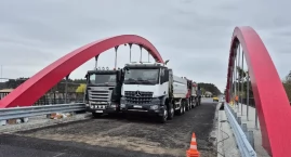 Nowy most nad Kanałem Ślesińskim w Ślesinie: Próbne obciążenie zakończone sukcesem