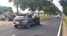 Zderzenie pojazdów w Sokołowie. Droga wojewódzka W27&hellip;