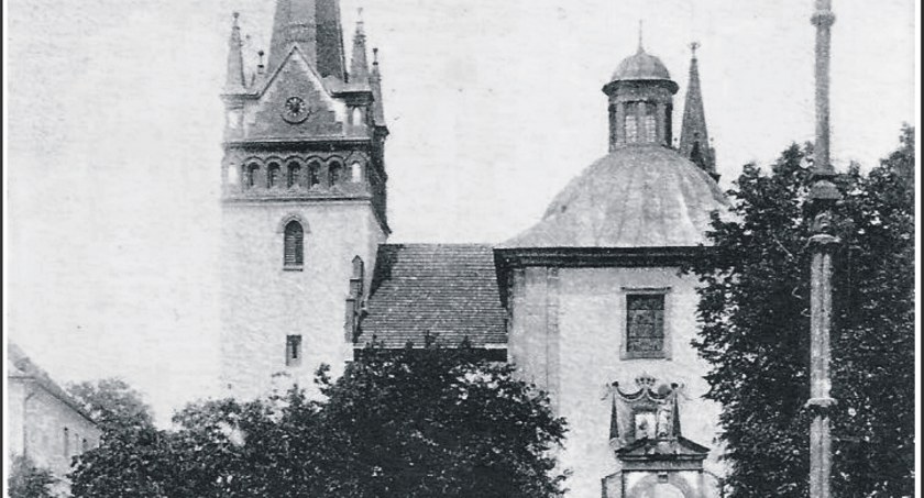 Perły Myślenic: Kościół parafialny N.N.M.P. w Myślenicach – widok z pierwszych lat XX wieku
