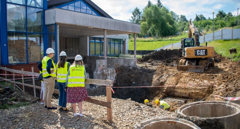 Myślenice. Buduje się trzecia niecka Centrum Wodnego Aquarius 