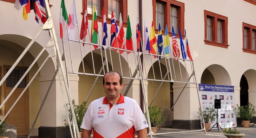 Maciej Urbaniak z myślenickiego Stowarzyszenia Rozwoju Orienteeringu w reprezentacji Polski na Mistrzostwach Świata w Orientacji Precyzyjnej