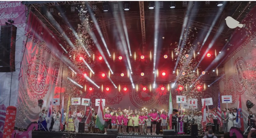 Myślenice. Ceremonia Zamknięcia Międzynarodowych Małopolskich Spotkań z Folklorem 