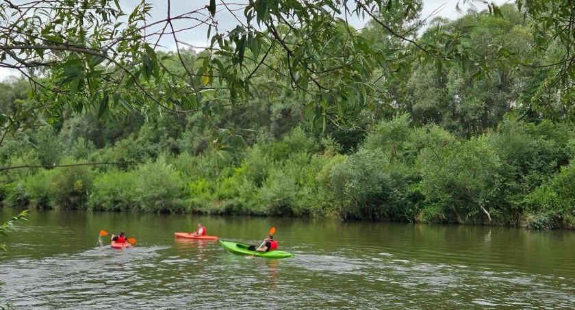 Myślenice. Kajakami nie tylko na górnym, ale i na dolnym jazie 
