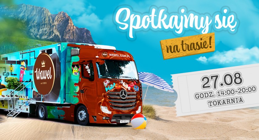 Wawel Truck. Ciężarówka pełna słodyczy zawita na XXIII Powiatowe Dożynki w Tokarni