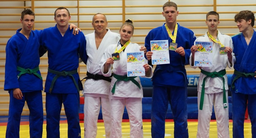 Myślenickie Sokoły na podium turnieju Pucharu Polski Juniorów Młodszych w Judo 