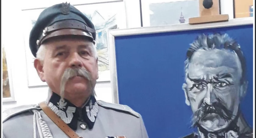 Perły Myślenic. Zdzisław Uchacz jako Józef Piłsudski 