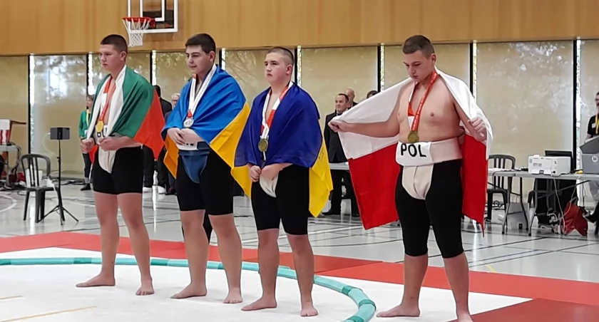 Myślenice. Kacper Żelazny na podium Mistrzostw Europy U15 w sumo !