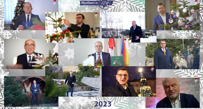Świąteczny mix życzeń samorządowców z terenu powiatu myślenickiego 