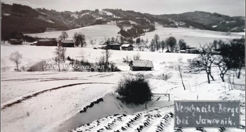 Perły Myślenic. Jawornik zimą w okresie okupacji hitlerowskiej