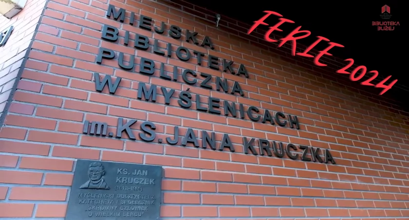 Ferie 2024 w Miejskiej Bibliotece Publicznej im. ks. Jana Kruczka w Myślenicach