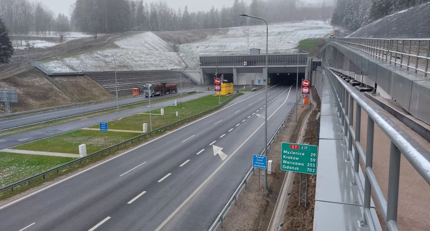10 mln przejazd tunelem drogi S7 - popularnej zakopianki na odcinku Lubień - Skomielna Biała