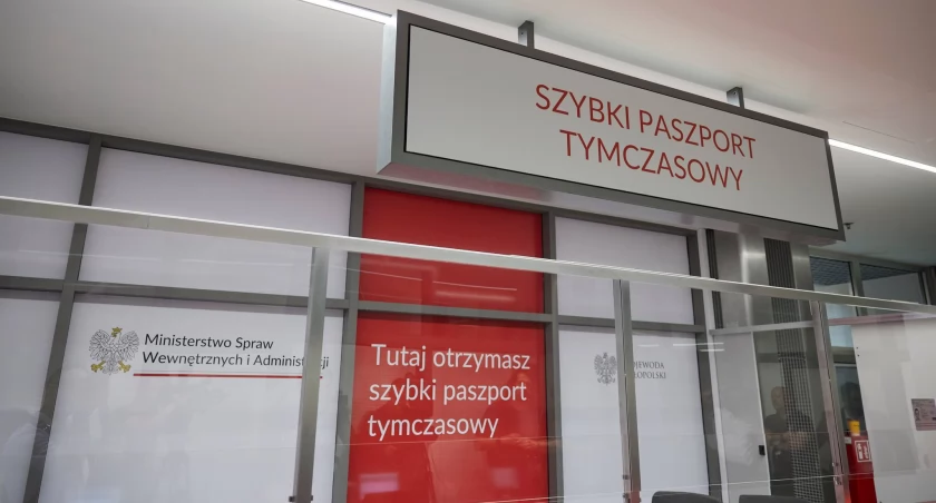 Otwarty został punkt wydawania paszportów tymczasowych na Lotnisku Kraków Balice 