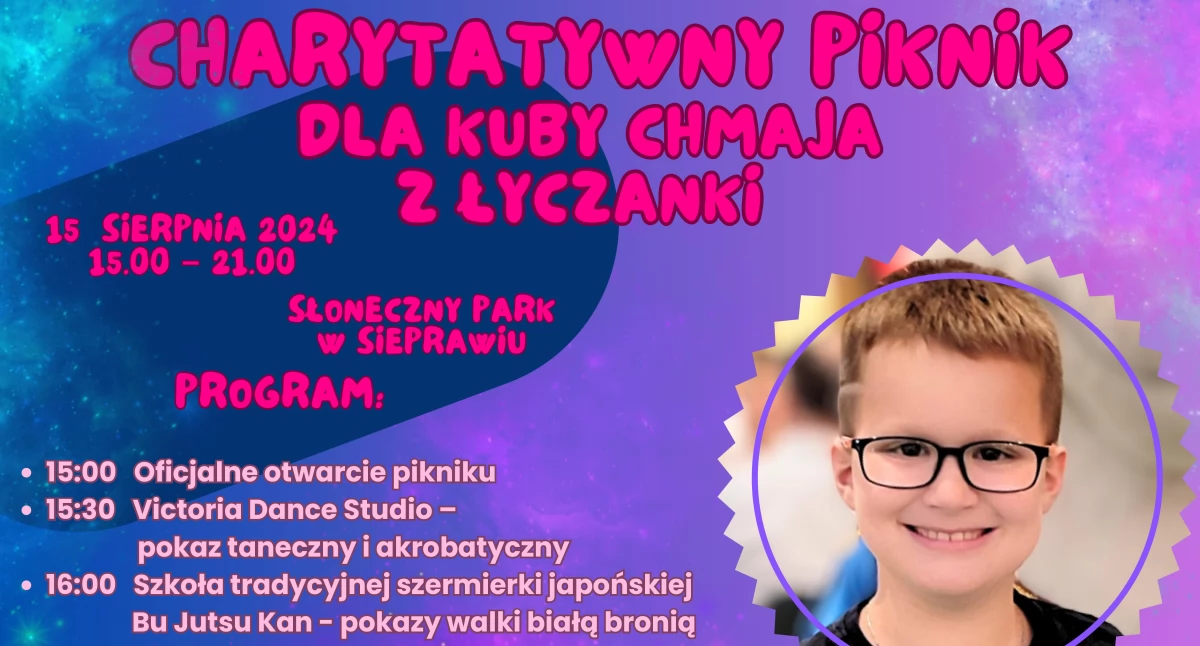 Siepraw. Piknik charytatywny dla Kuby Chmaja już 15 sierpnia!