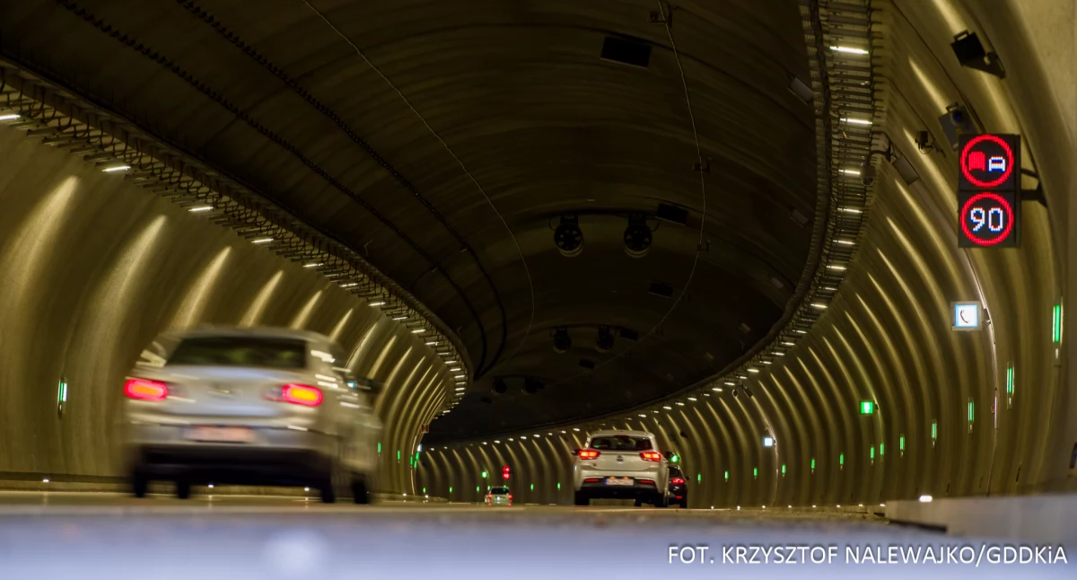 W ostatnią niedzielę padł nowy rekord w liczbie przejazdów w tunelu pod Luboniem Małym