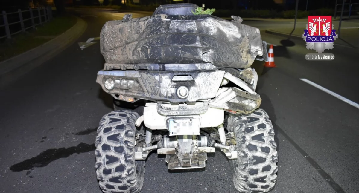 Policja Myślenice: quad, rower, motorower- pojazdy te prowadzili nietrzeźwi kierowcy 