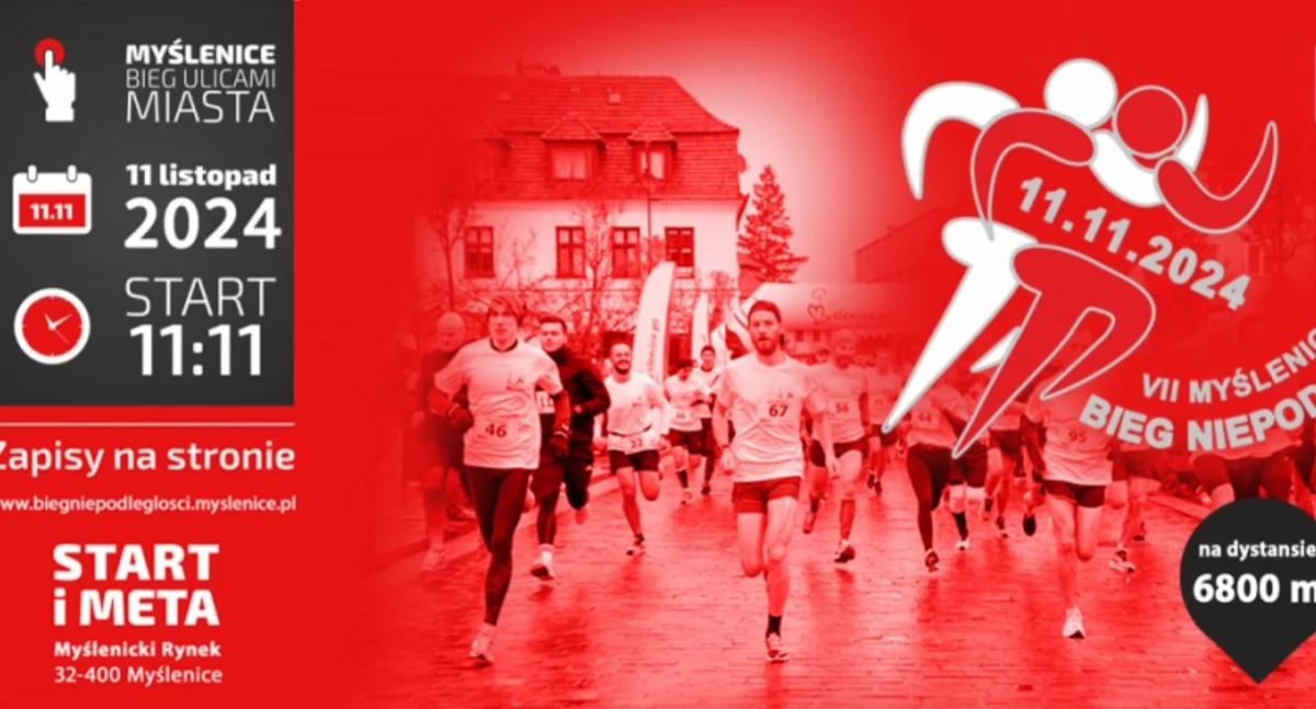 VII Myślenicki Bieg Niepodległości – zapisz się już dziś!