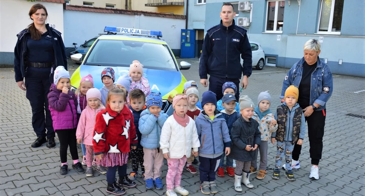 Przedszkolaki odwiedziły myślenickich policjantów