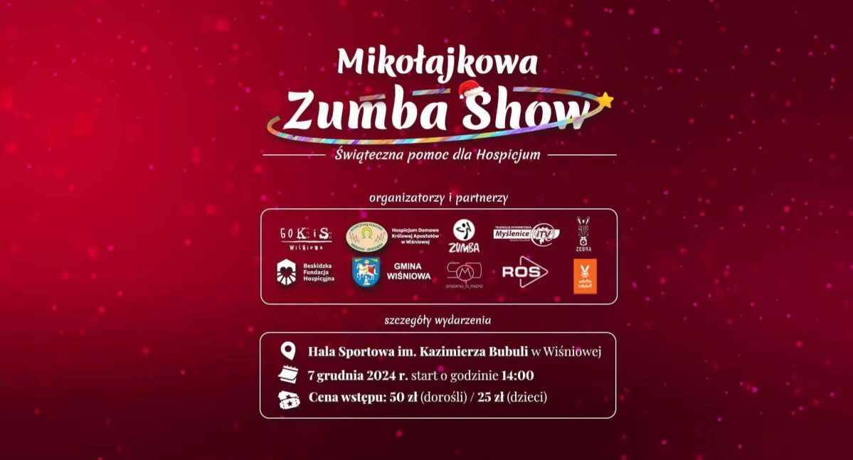 Wiśniowa. Mikołajkowe Zumba Show 2024 i szczytny cel świetnej zabawy!