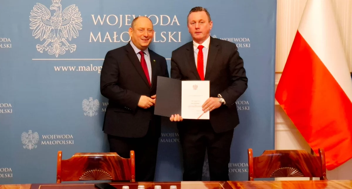 Dobczyce. Burmistrz Tomasz Suś powołany na członka Zespołu Doradczego Wojewody Małopolskiego ds. Współpracy z Jednostkami Samorządu Terytorialnego