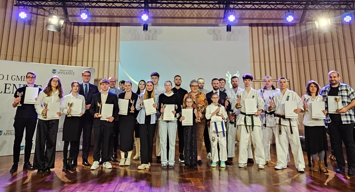 Myślenice. Rozdanie Nagród Burmistrza Miasta i Gminy Myślenice w Dziedzinie Kultury Fizycznej i Sportu 2025 