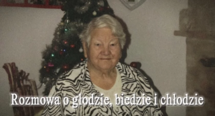 Rozmowa o głodzie, biedzie i chłodzie z 89 - letnią Teresą Węgrzyn