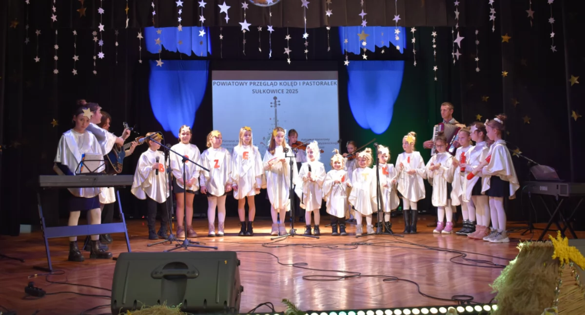 Sułkowice. Koncert Laureatów XV Powiatowego Przeglądu Kolęd i Pastorałek Sułkowice 2025- zaproszenie 