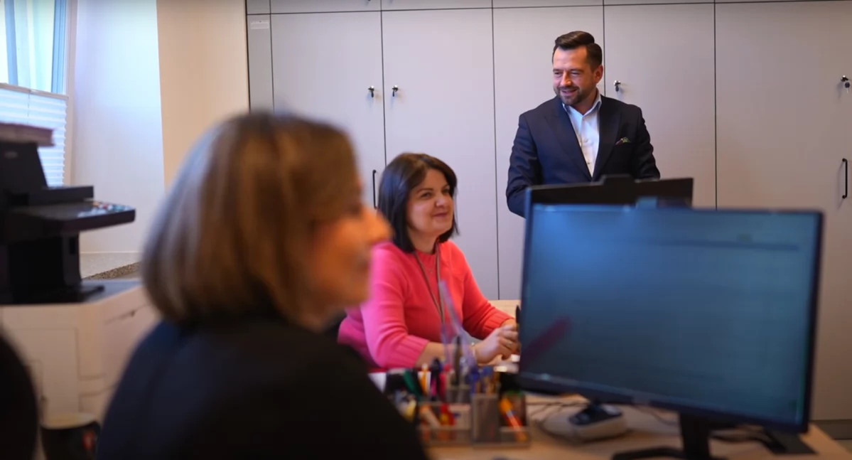 Gmina Pcim. Teraz to na parterze znajdują się stanowiska obsługowe 