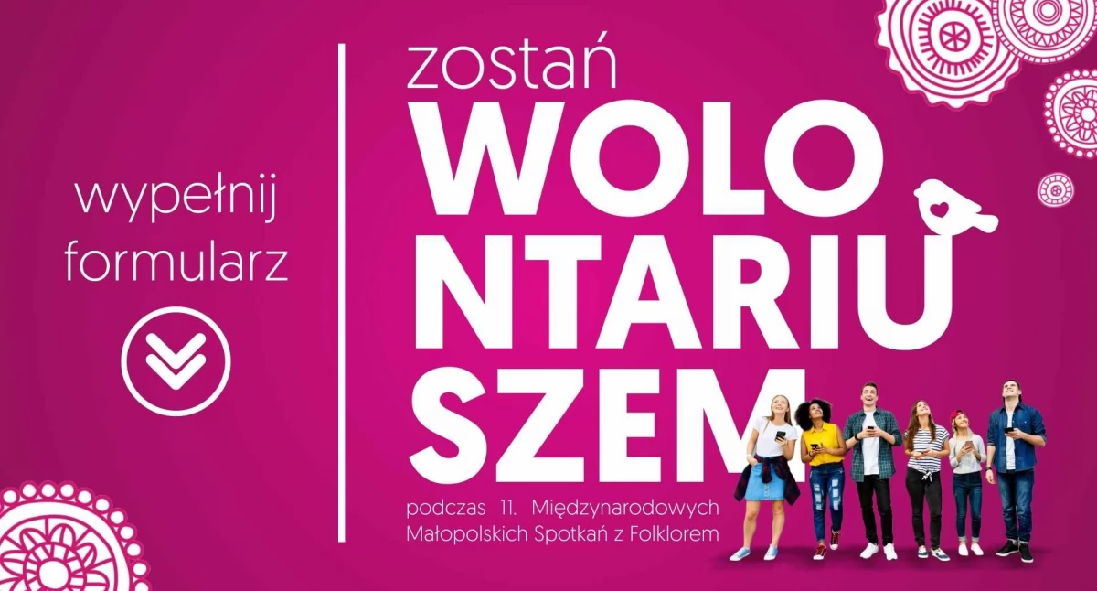 Myślenice. Zostań wolontariuszem 11. edycji Międzynarodowych Małopolskich Spotkań z Folklorem 