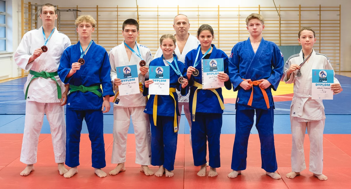 Myślenickie Sokoły z Cracow Judo Cup wróciły z wieloma medalami !
