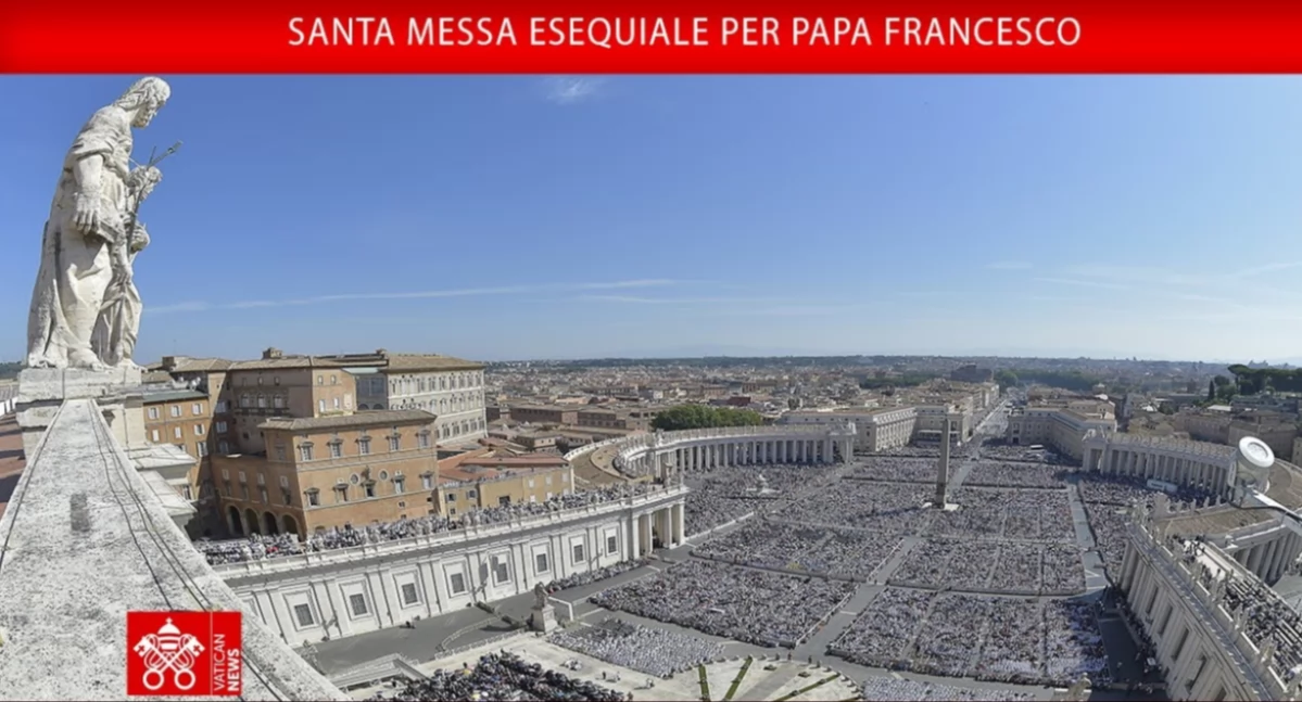 Świat żegna papieża Franciszka. Obejrzyj transmisję z uroczystości pogrzebowych 
